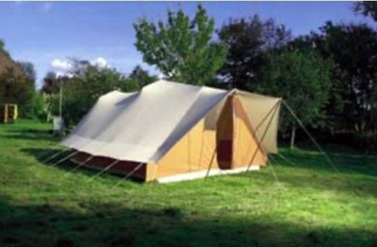 Smitveld vouwwagen met extra's: 2 kindertentjes, hordeur, lu, Caravans en Kamperen, Vouwwagens, Ophalen of Verzenden, Beige, Tot en met 5