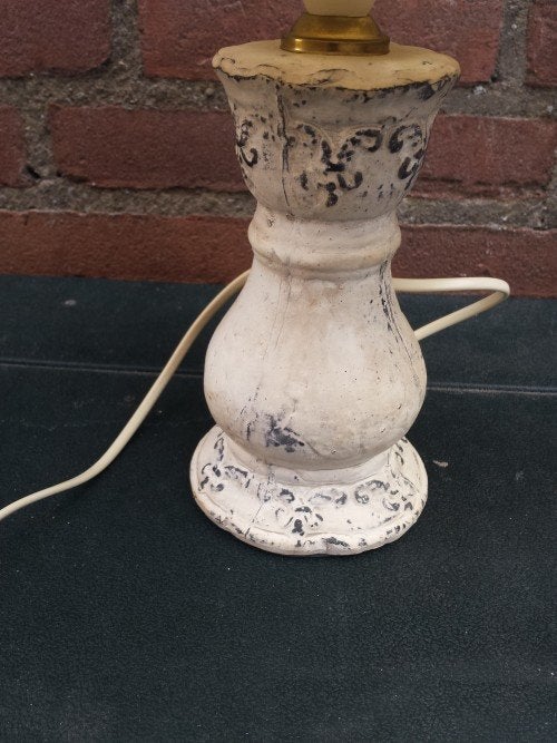 Tafellamp wit, met schakelaar, Ophalen of Verzenden, 'T Olde Gre-j, Info@toldegrej.nl, Endepoelstraat 20f Didam
