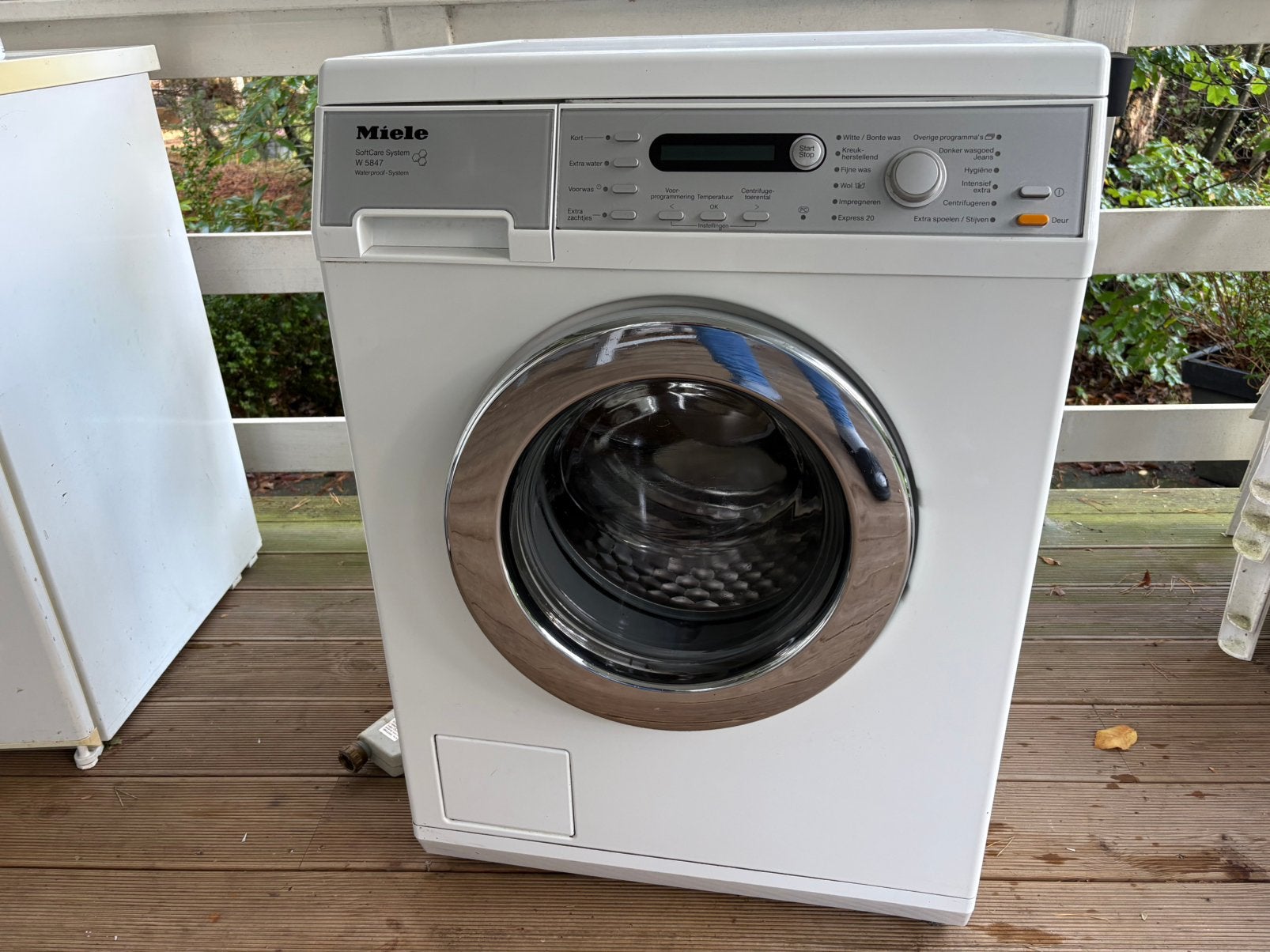 Miele wasmachine, Witgoed en Apparatuur, Ophalen, Gebruikt, 1200 tot 1600 toeren, 85 tot 90 cm