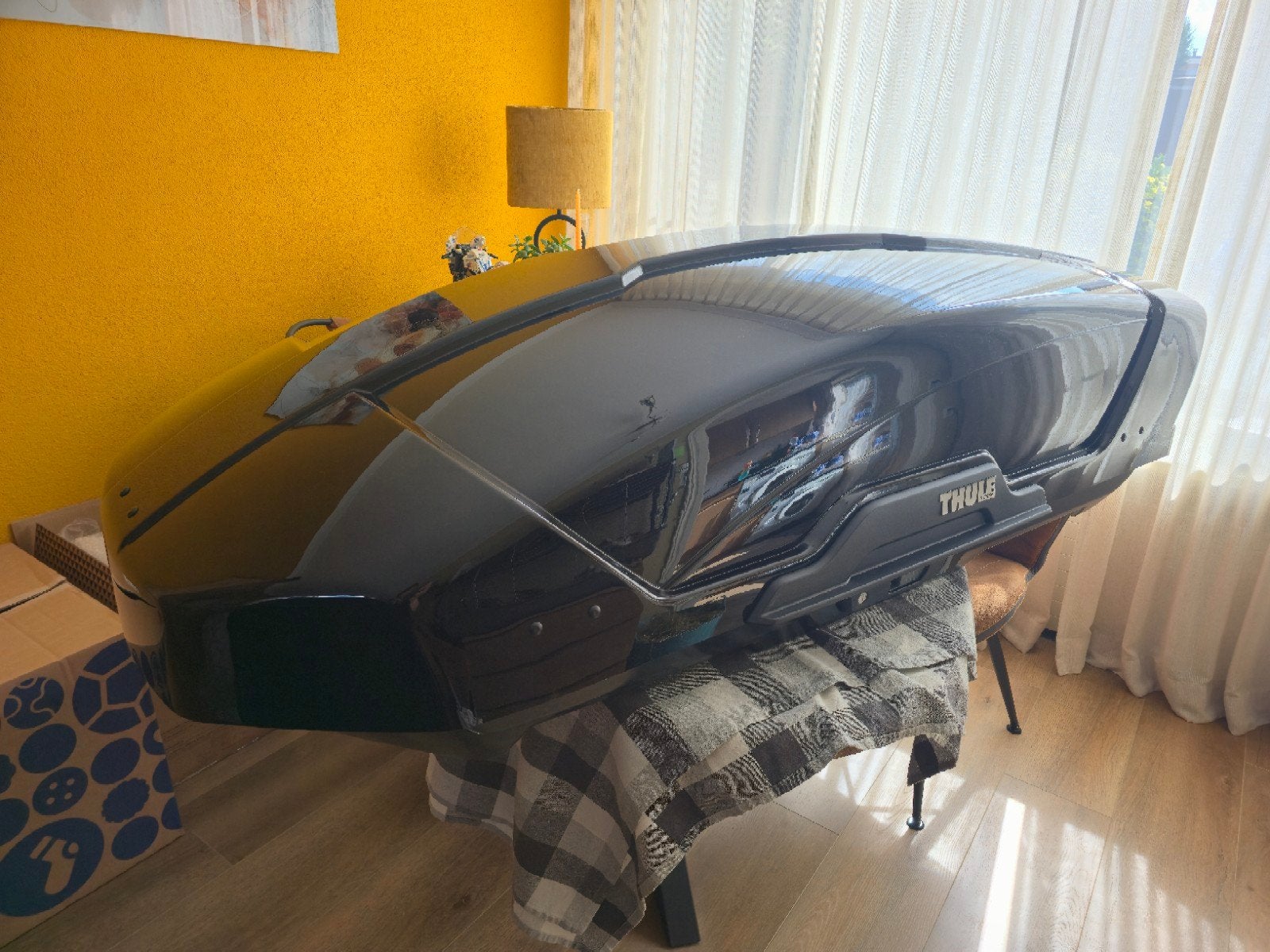 Thule Motion XT M black glossy 400 liter – zeer nette staat, Ophalen, Gebruikt
