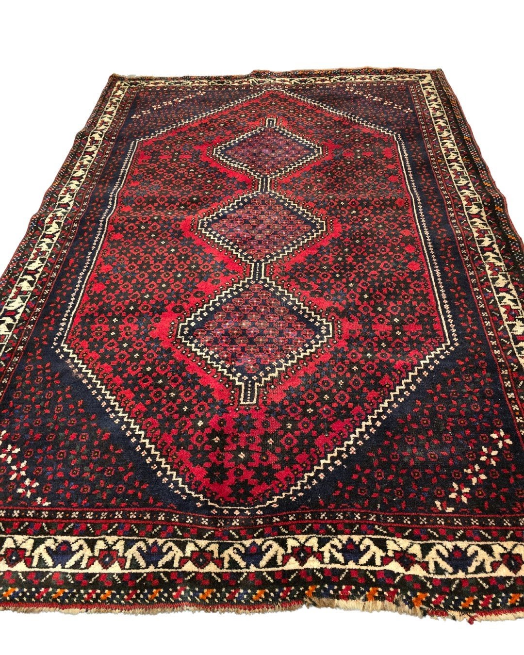 Perzisch tapijt Belluche 300x200 wollen vloerkleed iran, Huis en Inrichting, Stoffering | Tapijten en Kleden, 1185VB, Gebruikt