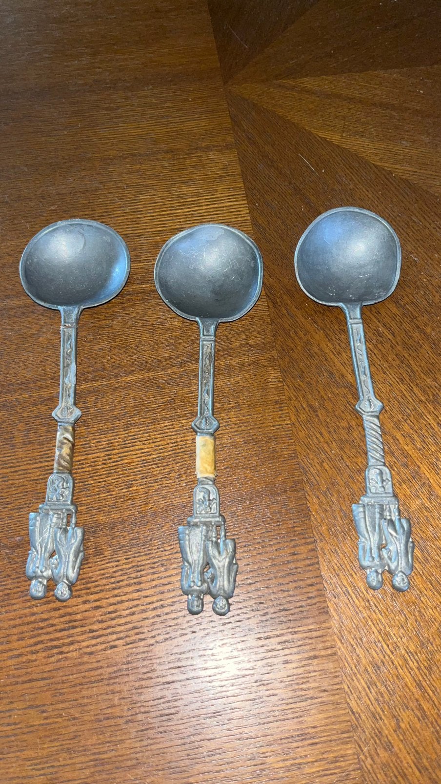 Antieke tinnen lepels, Antiek en Kunst, Ophalen of Verzenden