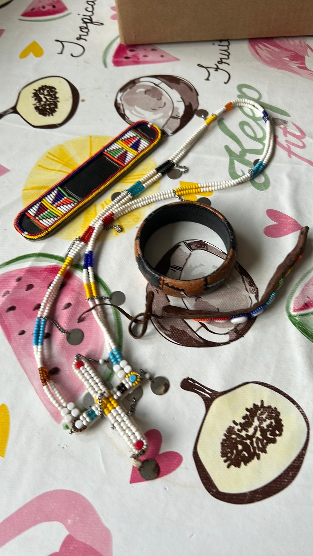 Setje masai sieraden tanzania, Antiek en Kunst, Ophalen of Verzenden