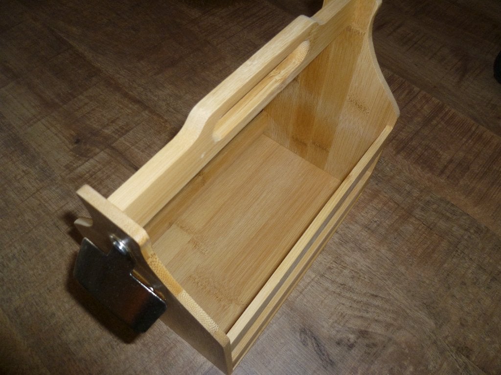 houten kistje voor bier ect. met opnener, Ophalen, Nieuw, Rechthoekig, Hout