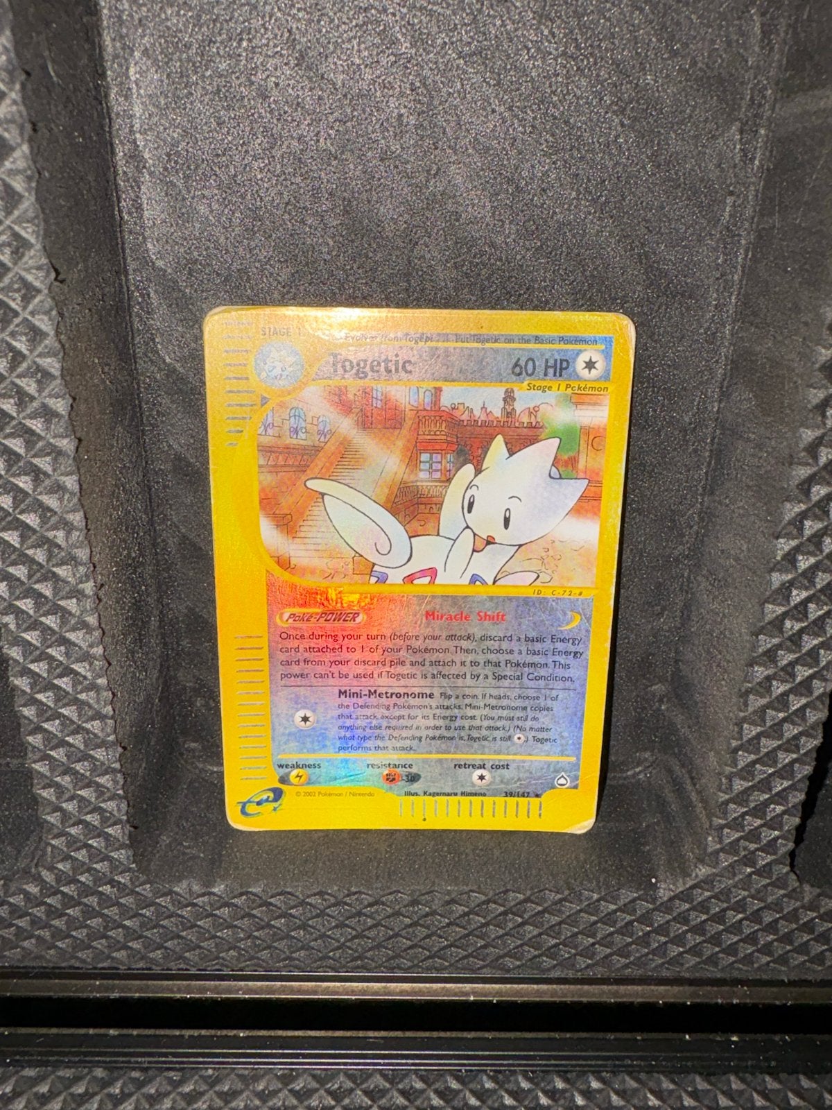 Togetic Reverse Holo - Played Staat, Ophalen of Verzenden, Gebruikt, Losse kaart, Foil