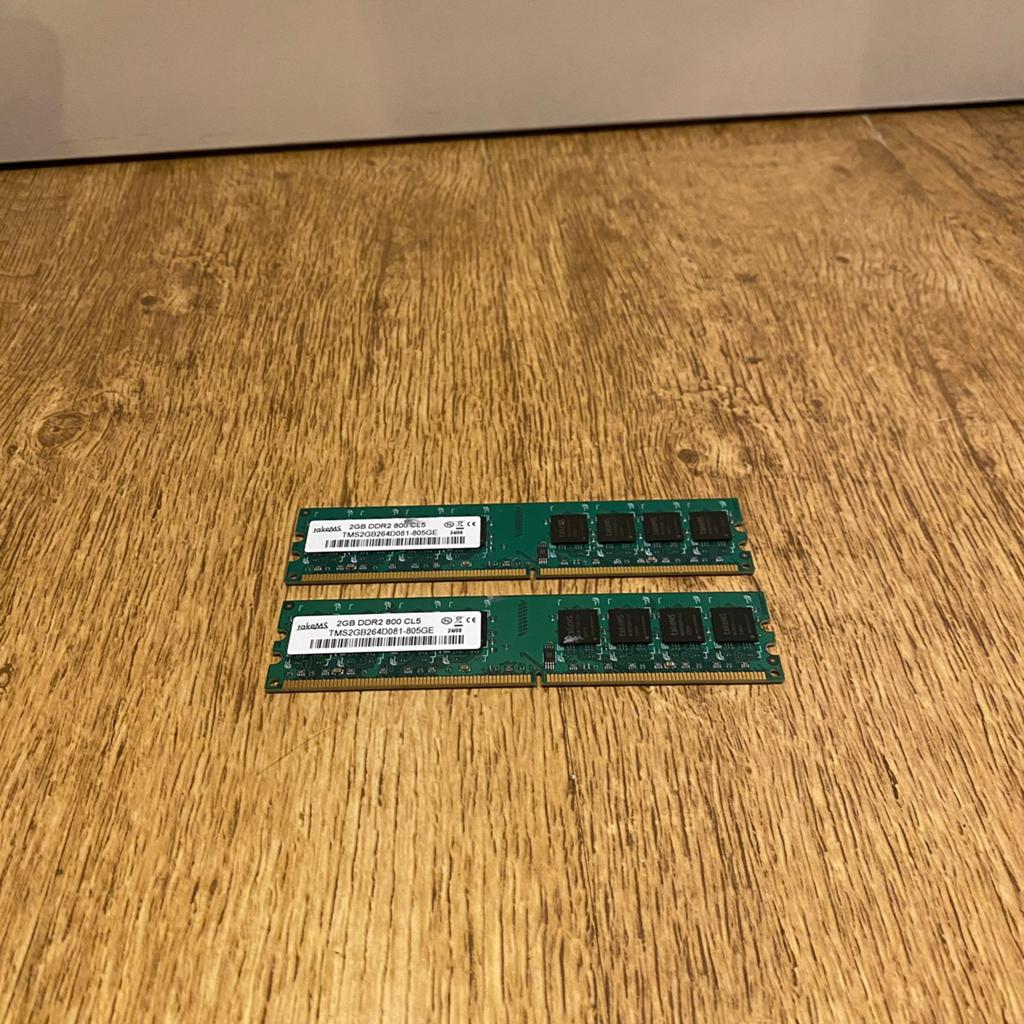 TakeMS 4GB DDR2 800MHz ( KIT 2x2GB ), Gebruikt, Ophalen of Verzenden, 800 MHz, DDR2