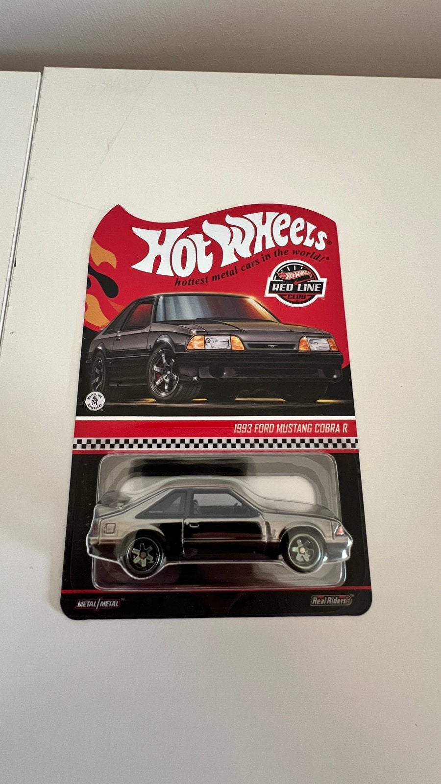 Hot Wheels 1993 Ford Mustang Cobra R, Ophalen of Verzenden, Zo goed als nieuw, Auto