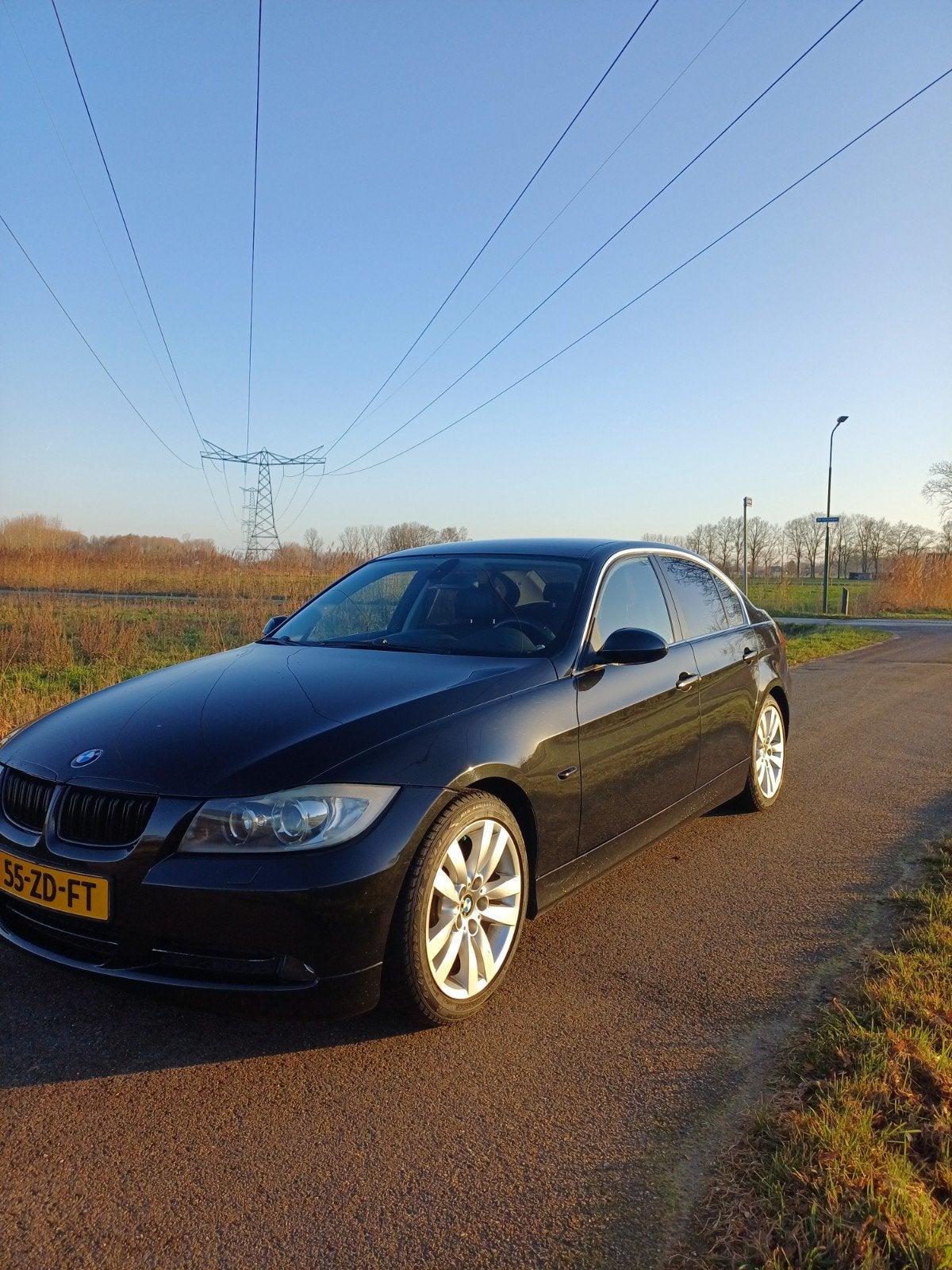 BMW 3-Serie 3.0 I 335 AUT 2008 Zwart, Automaat, Zwart, Lederen bekleding, Zwart