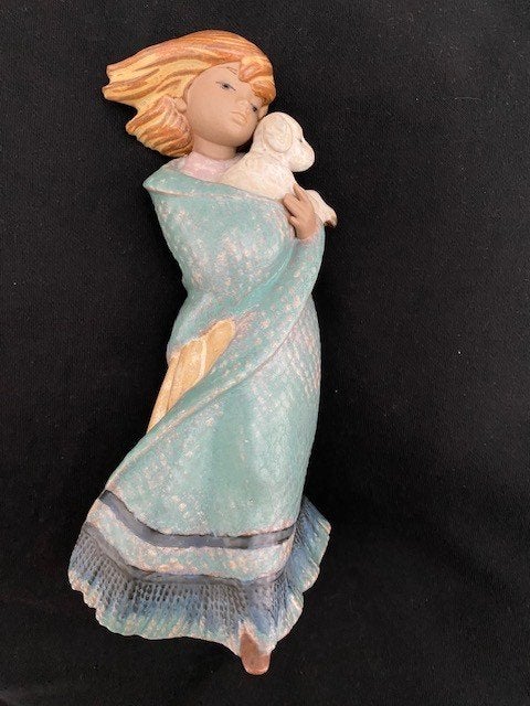 Lladro Lost Lamb, Verzamelen, Beelden en Beeldjes, Ophalen of Verzenden, Zo goed als nieuw, Mens