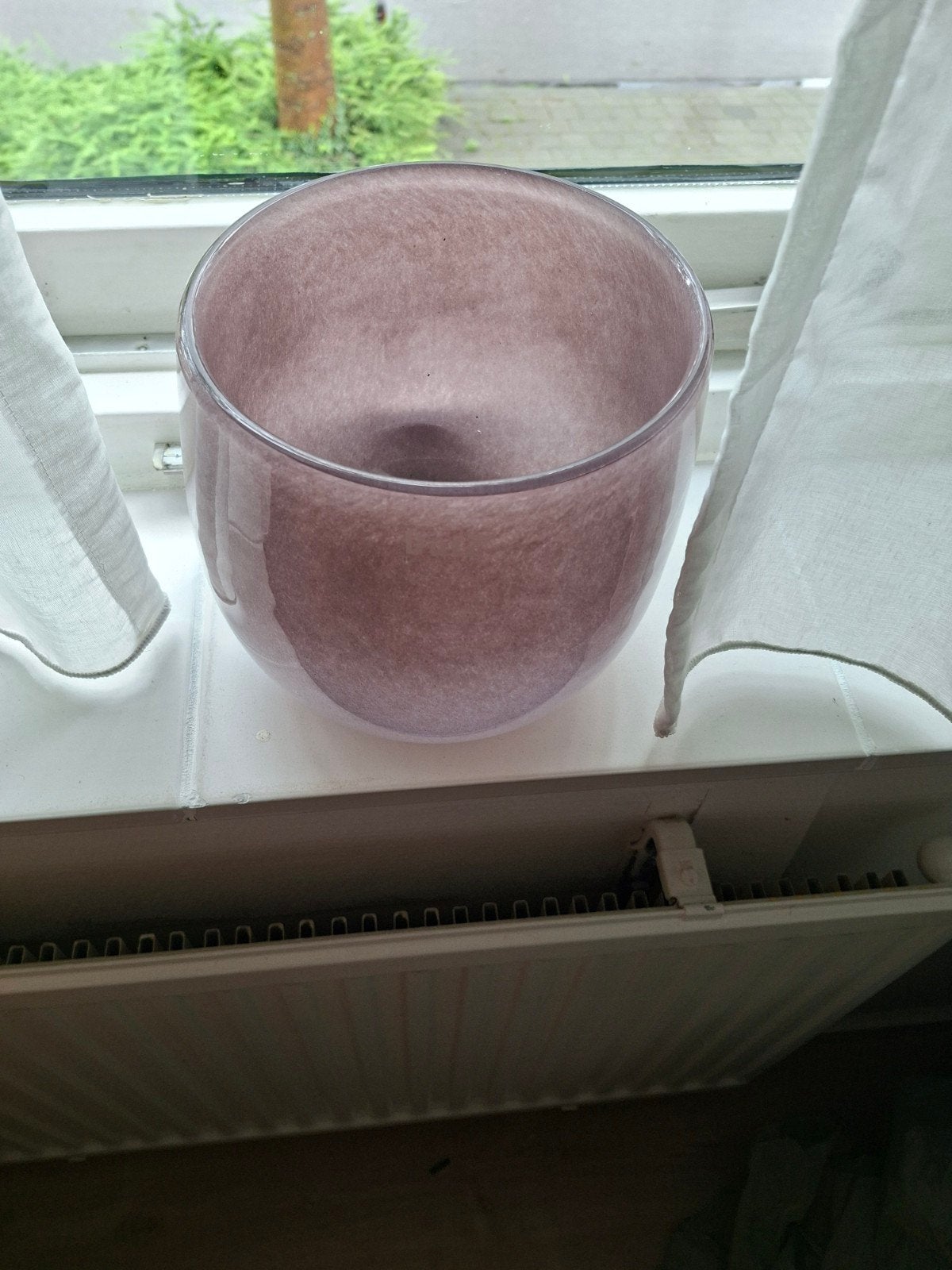 Dutz Collection glazen vaas/pot - paars, Ophalen, Overige kleuren, Minder dan 50 cm, Glas