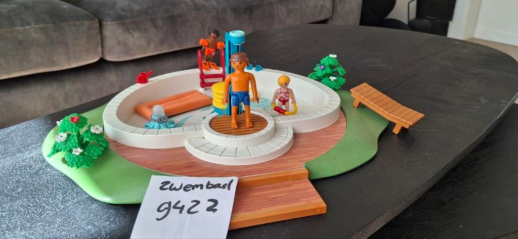 Playmobil Zwembad 9422 - Bijna compleet, Ophalen, Gebruikt, Jongen of Meisje