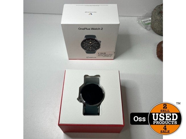 OnePlus Watch 2 | 47mm | Wear OS | AMOLED 1,43", Sieraden, Tassen en Uiterlijk, Oneplus, Zo goed als nieuw, Support@oneplus.com