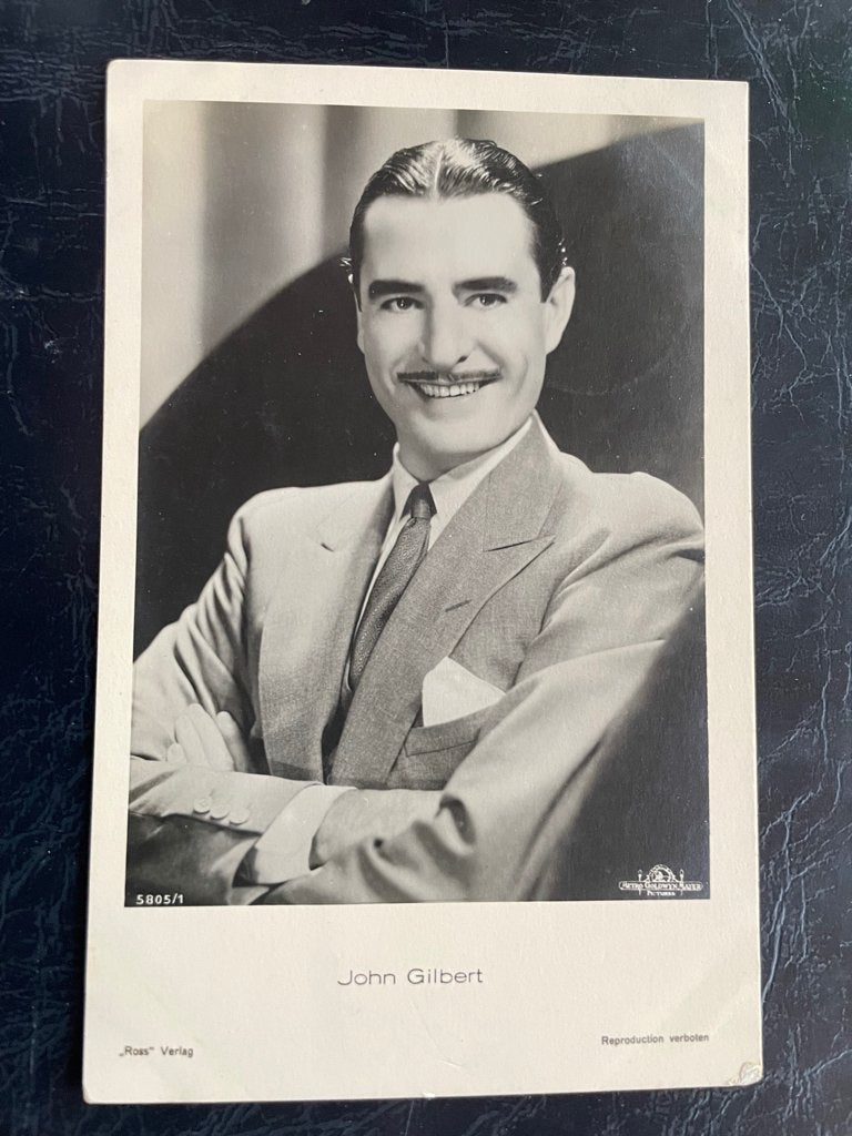 ansichtkaart / kaart van John Gilbert., Verzamelen, Verzenden, 1940 tot 1960, Sterren en Beroemdheden