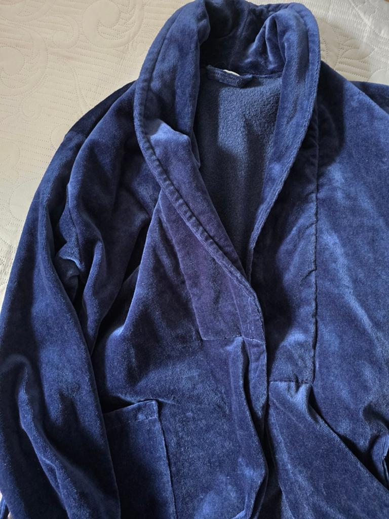 Nieuwe Hema katoenen-velours badjas - Maat XL, Ophalen of Verzenden, Nieuw