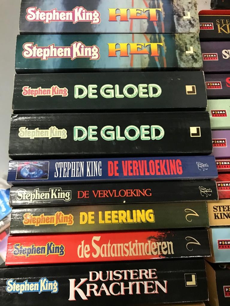 T.K. 13 Boeken en nog 21 Pockets van Stephen King zie lijst, Ophalen of Verzenden, Gelezen, Stephen King, Wereld overig