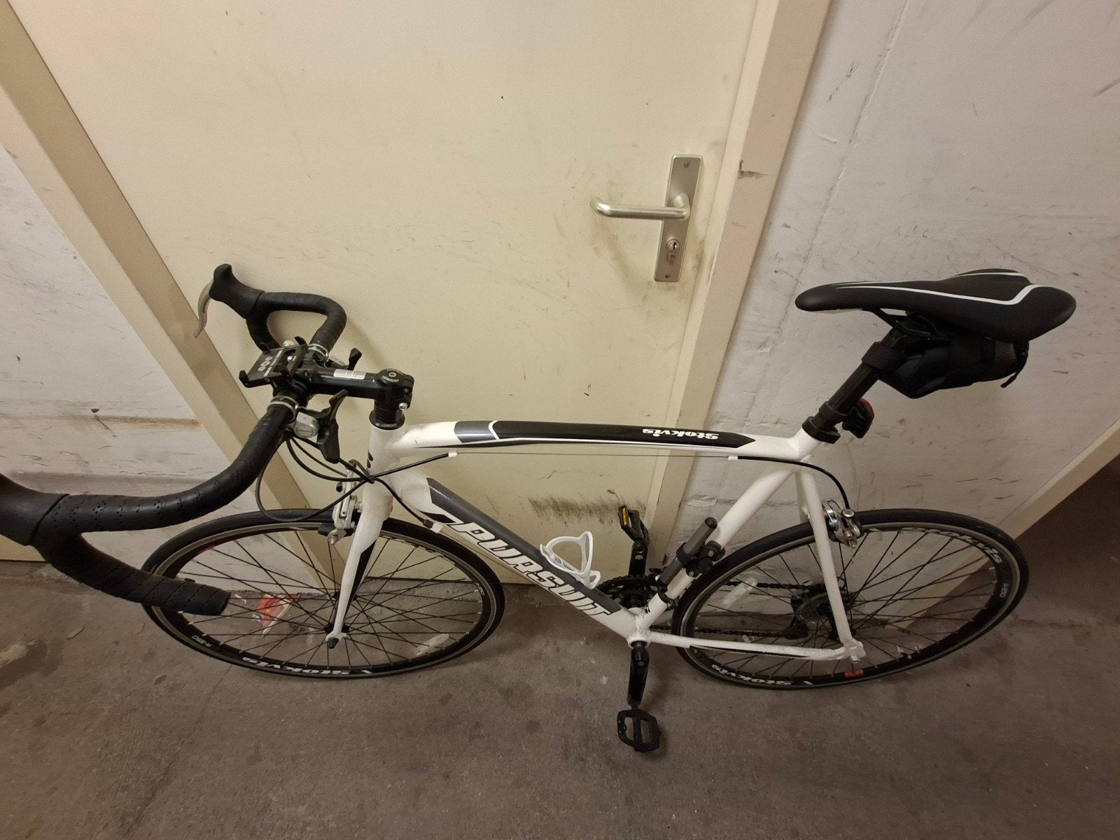 Stokvis Pursuit Racefiets - 14 versnellingen, 53 cm frame, Minder dan 10 versnellingen, Aluminium, Zo goed als nieuw, 53 tot 57 cm