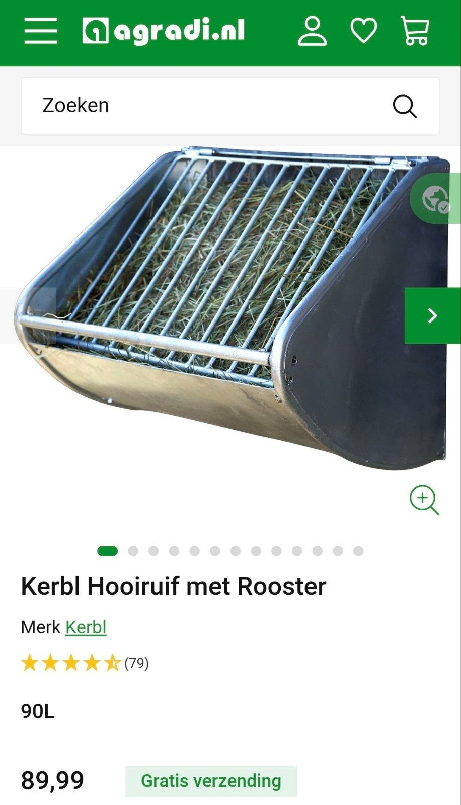 Slowfeeder paarden, Ophalen, Nieuw