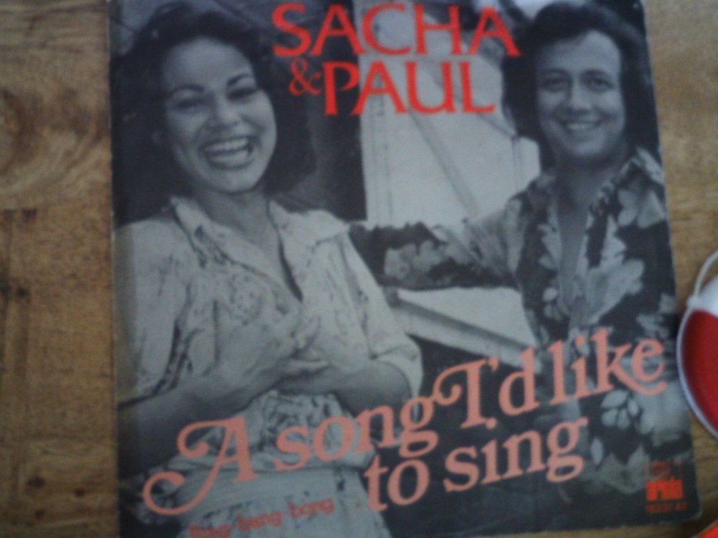 sacha & paul - a song l'd like to sing 17jul, 7 inch, Ophalen of Verzenden, Zo goed als nieuw, Pop
