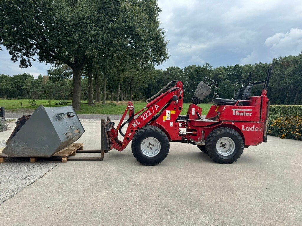 Thaler KL 222/A miniloader | 2007 | 2.788 uur, Thaler GmbH & Co. KG, Info@hoflader.com, Weidinger Str. 24 24
84570  Polling, Wiellader of Shovel