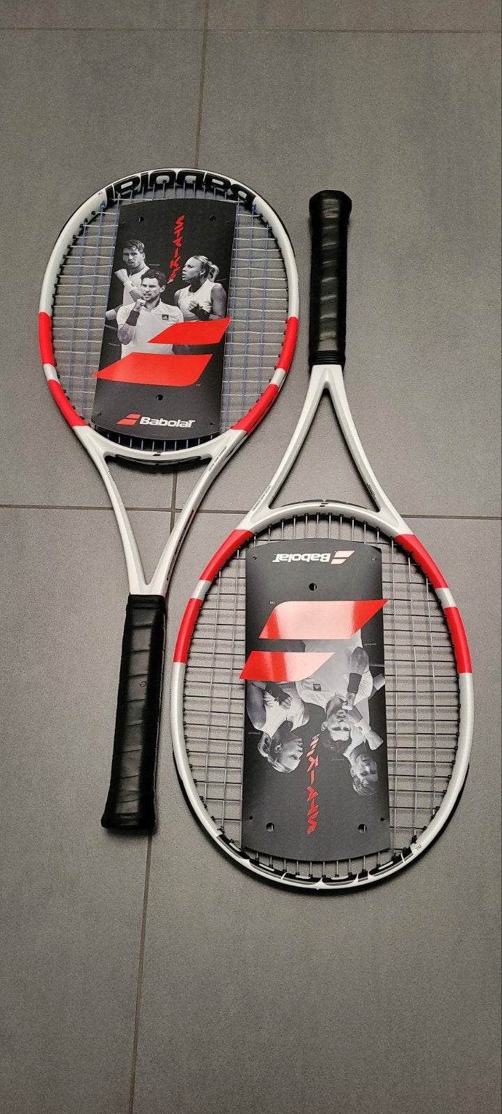 2x Babolat Pure Strike 16x20., Ophalen of Verzenden, Zo goed als nieuw, Racket, Babolat