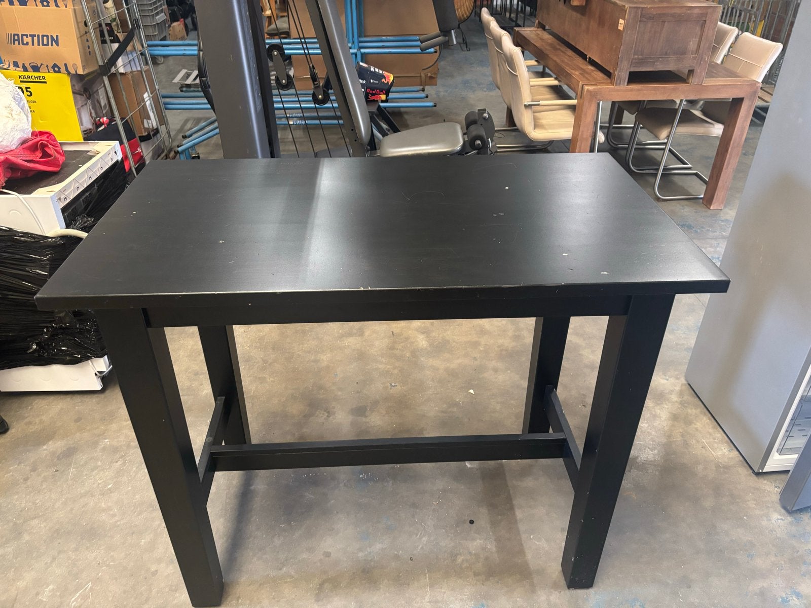 IKEA Stornäs Bartafel Zwart, Ophalen, 100 tot 150 cm, Tot twee personen, 50 tot 100 cm