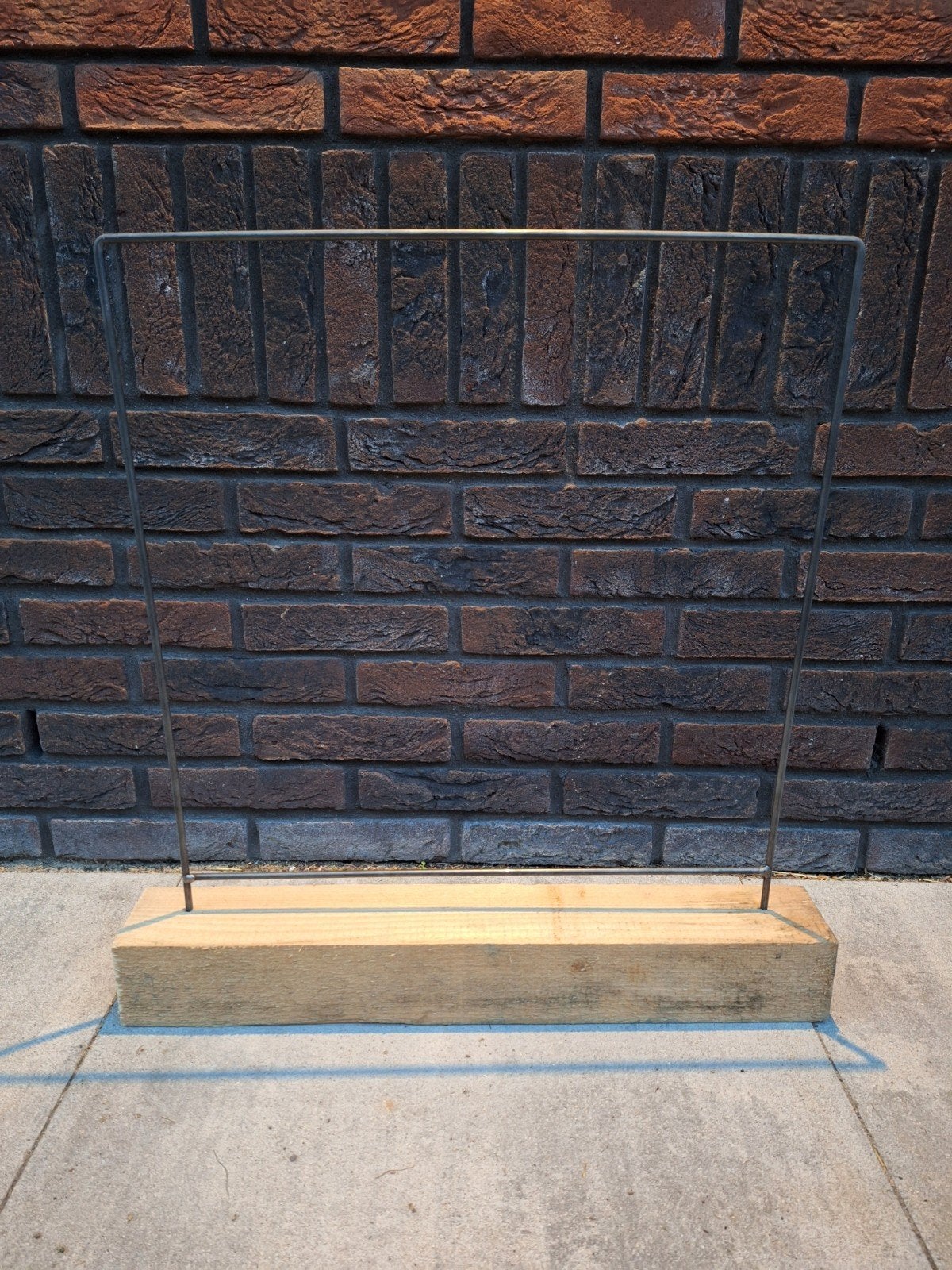 Creatief rek van hout en metaal - 60x60cm, Ophalen of Verzenden, Nieuw, Hout, Industrieel