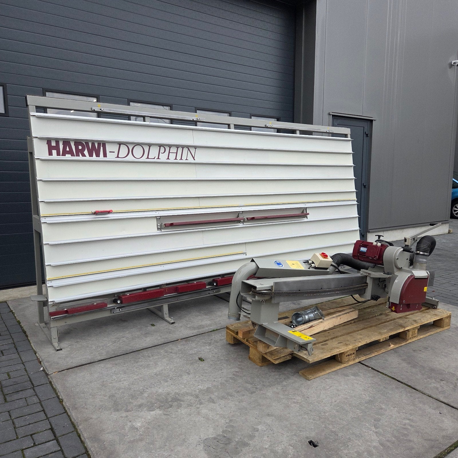 Harwi platenzaag 3300 x 1550 mm ** transport schade, Ophalen of Verzenden, Gebruikt, Overige typen, Harwi elcon striebig altendorf