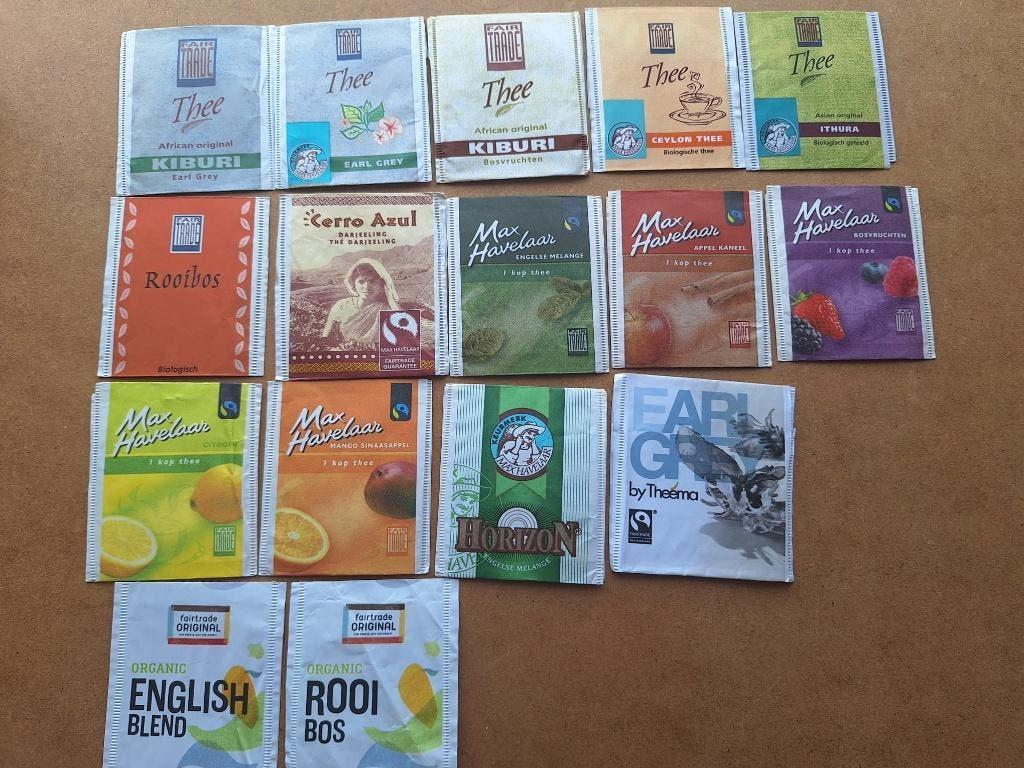 Theezakjes, Fair Trade, Max Havelaar, Ophalen of Verzenden, Theezakje(s)