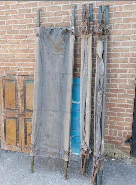 Oude vintage leger brancard veldbed ww2, T, Ophalen of Verzenden, N, Nederland