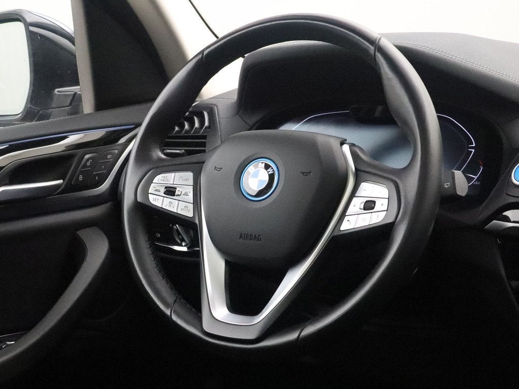 BMW iX3 Executive 80 kWh SoH 98% (bj 2021, automaat), Auto's, BMW, Automaat, Achterwielaandrijving, Gebruikt, Blauw