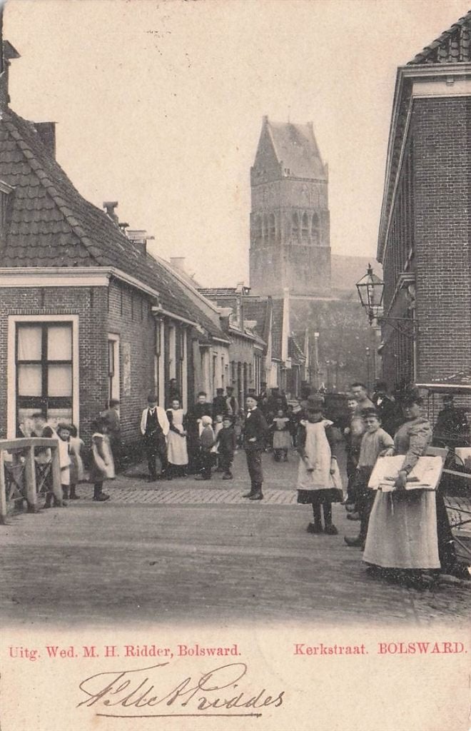 703-021-043 Bolsward Kerkstraat, Verzenden, Voor 1920, Friesland