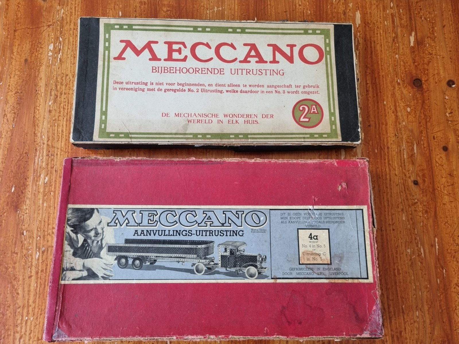 LEGE Meccano doosjes, Ophalen of Verzenden