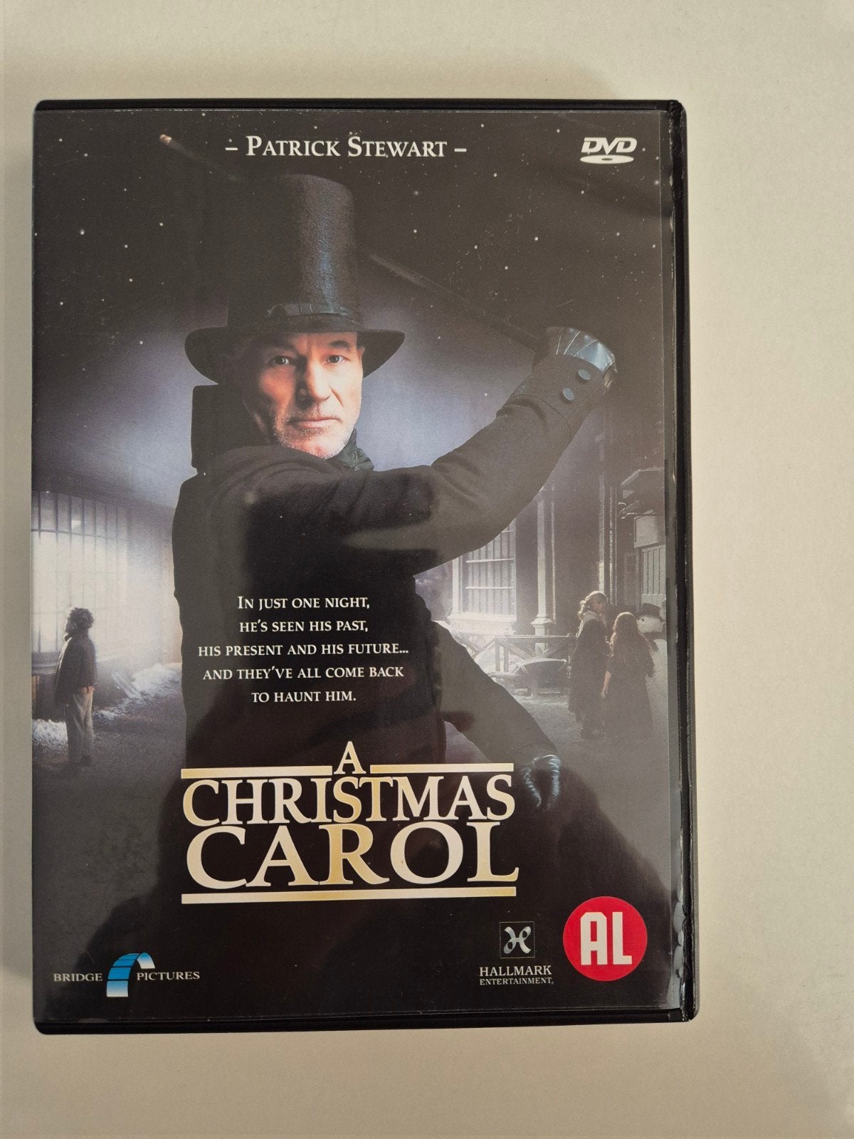 A Christmas Carol DVD - Patrick Stewart, Cd's en Dvd's, Engels, Alle leeftijden, Drama, Ophalen of Verzenden