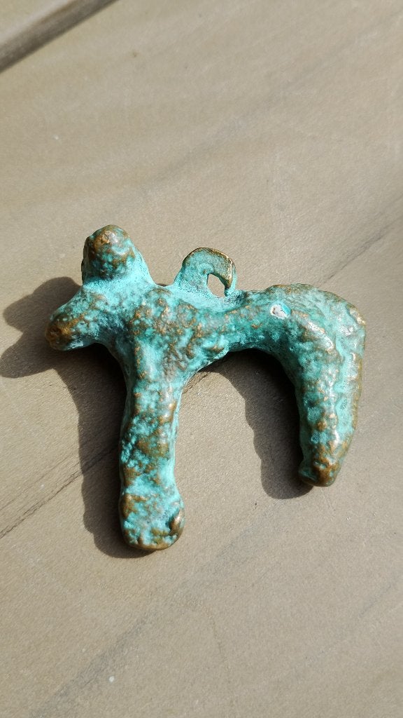 Bronzen hanger uit Luristan cultuur nabije Oosten West Iran, Ophalen of Verzenden