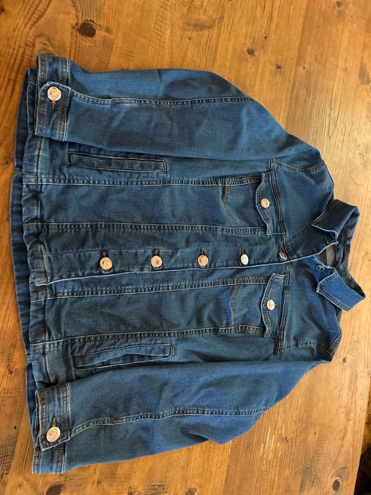 Nieuwe spijkerjas maat 46 van bpc selection, Ophalen of Verzenden, Nieuw, Maat 46/48 (XL) of groter, Blauw