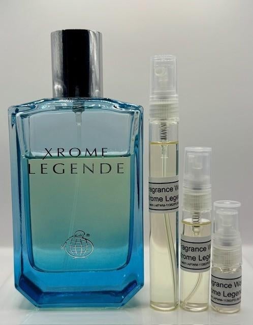 Fragrance World – Xrome Legende sample | decant 2ml-5ml-10ml, Verzenden, Nieuw