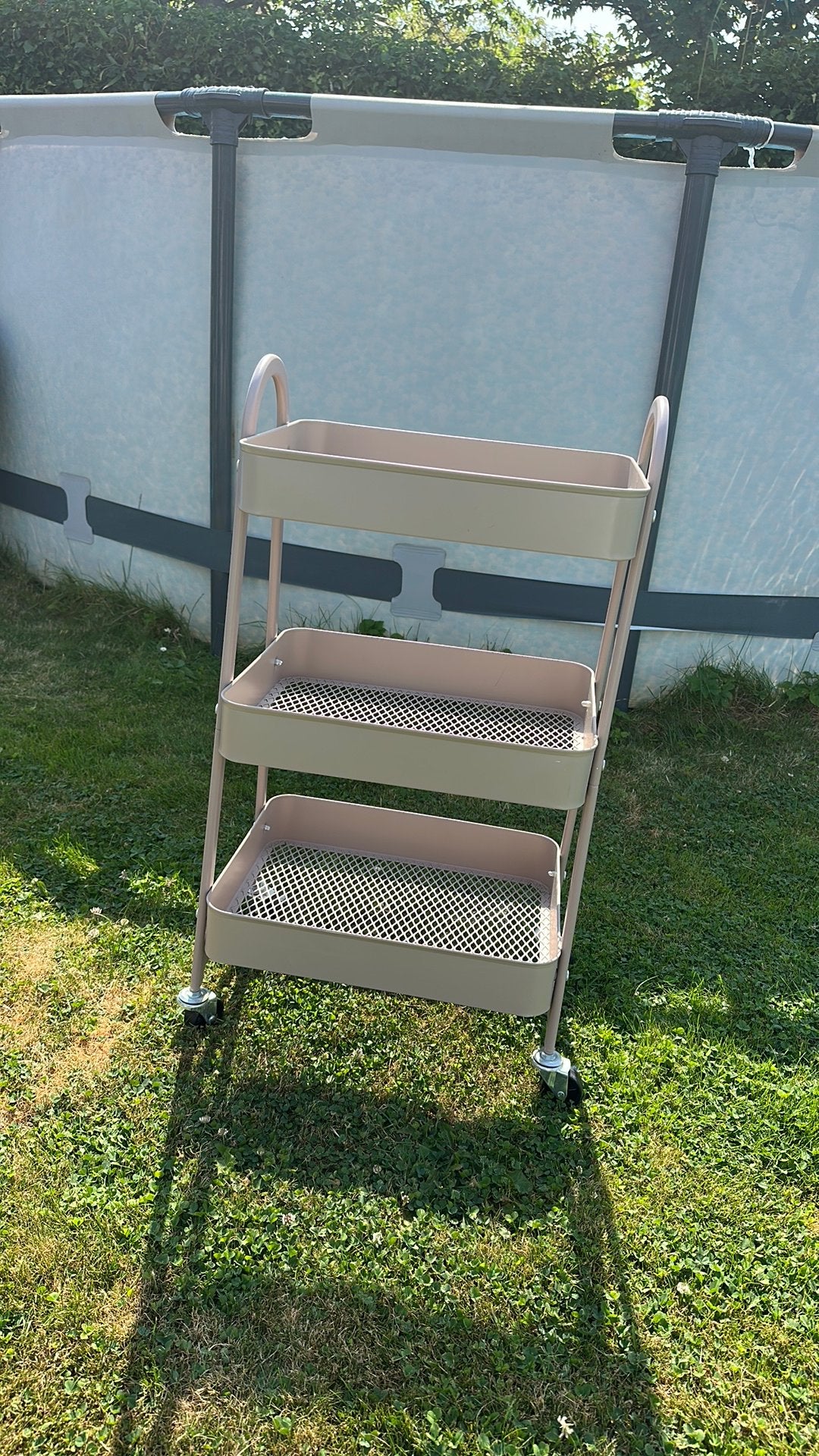 Roze trolley organizer, Ophalen, Zo goed als nieuw