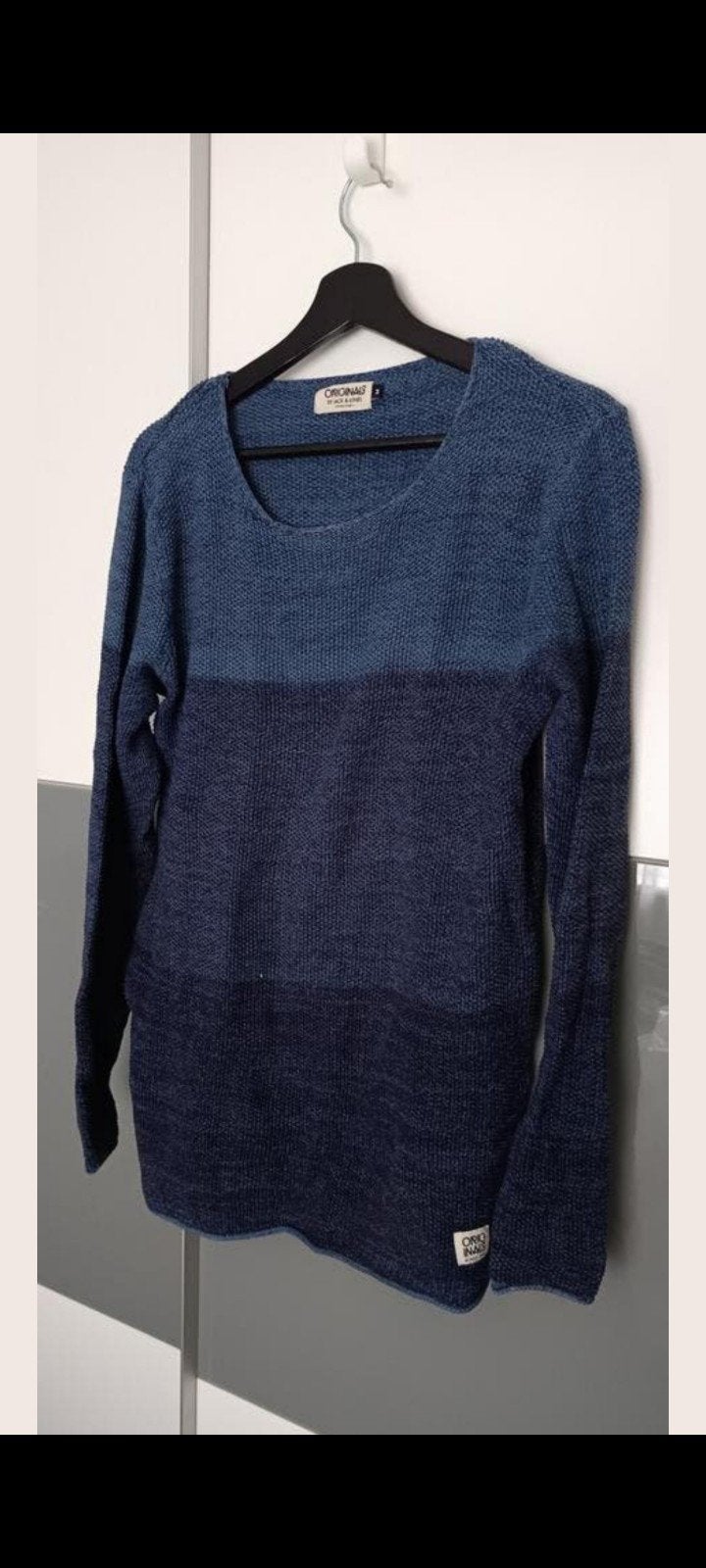 Jack & Jones Originals trui - Blauw - Maat M, Ophalen of Verzenden, Zo goed als nieuw, Jack & Jones Originals, Maat 48/50 (M)