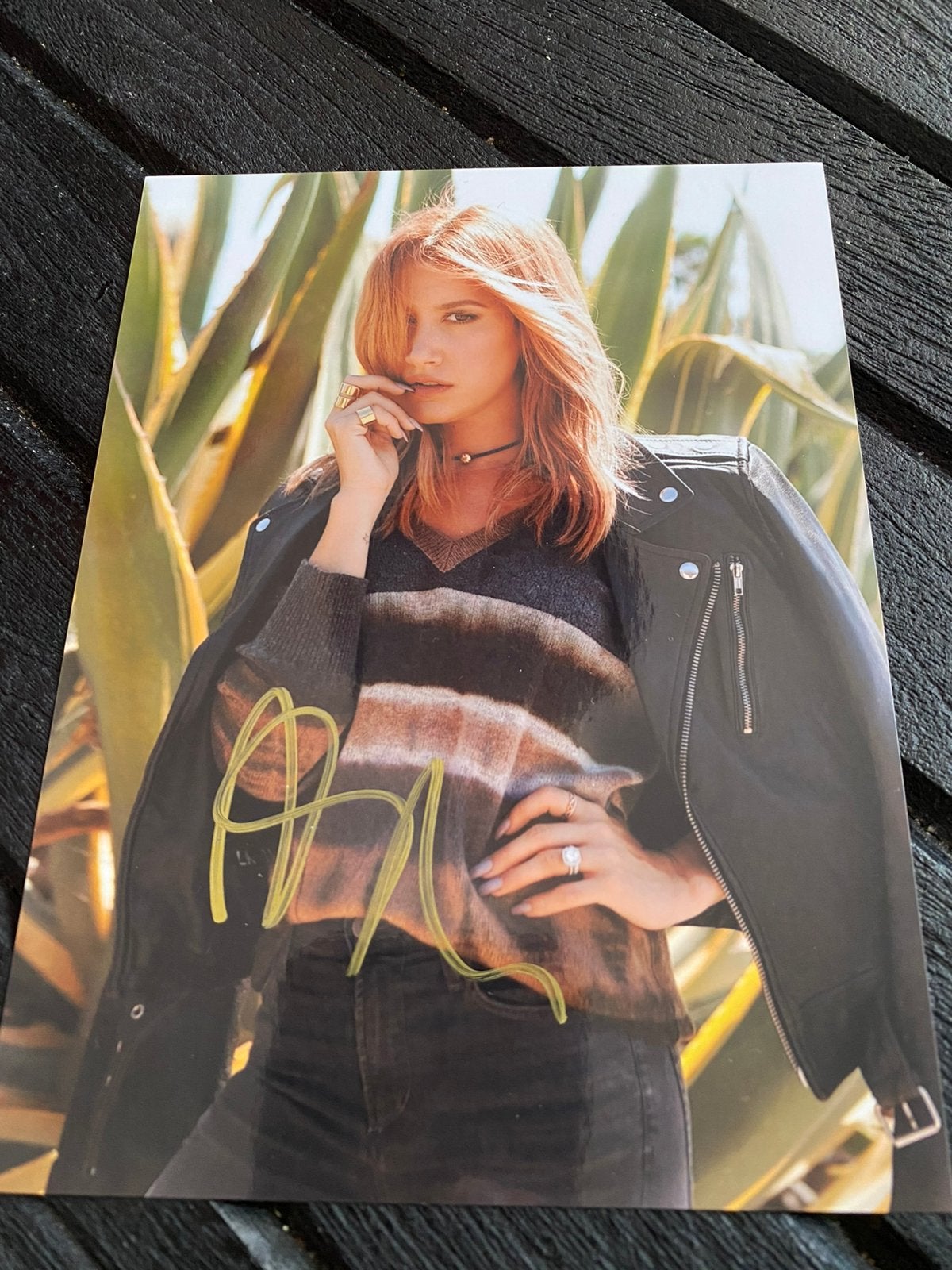 Filmster handtekening ashley tisdale, Ophalen of Verzenden, Zo goed als nieuw, Foto of Kaart