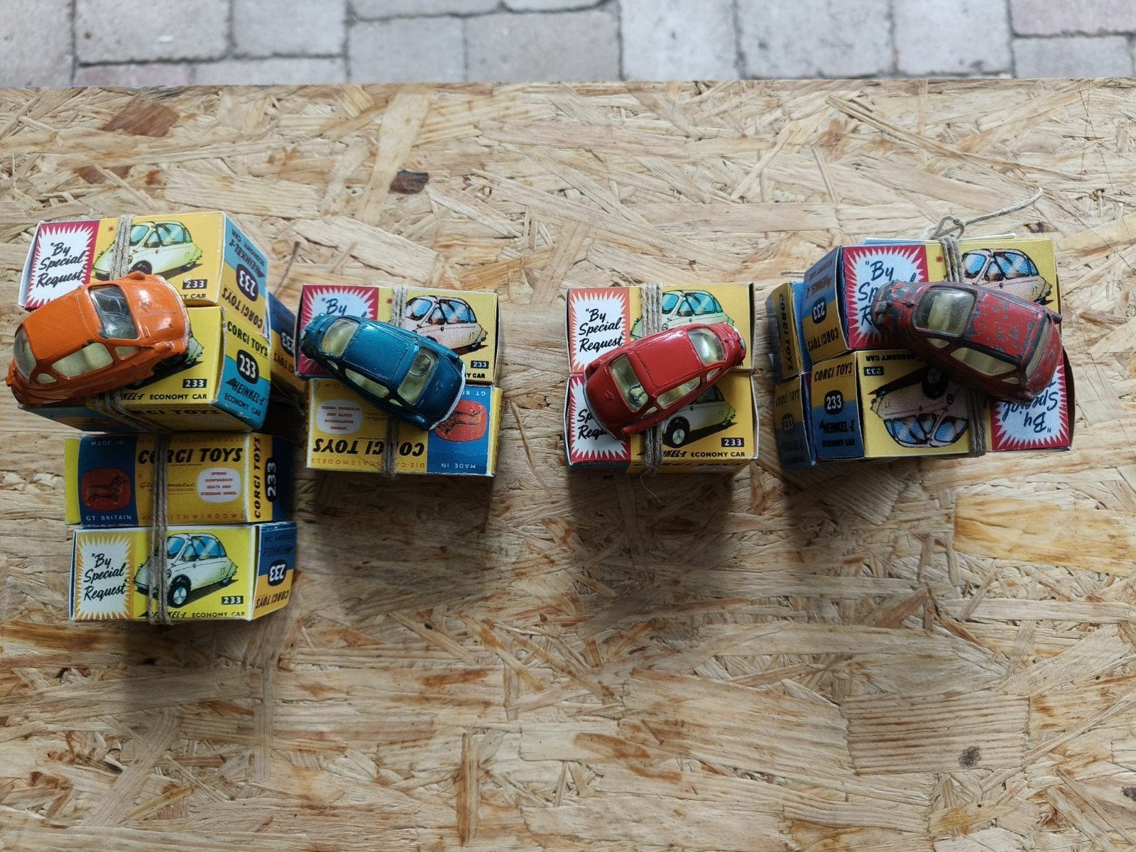 Corgi Toys 233 Economy Car (ook per stuk te koop), Ophalen of Verzenden, Gebruikt, Auto, Corgi