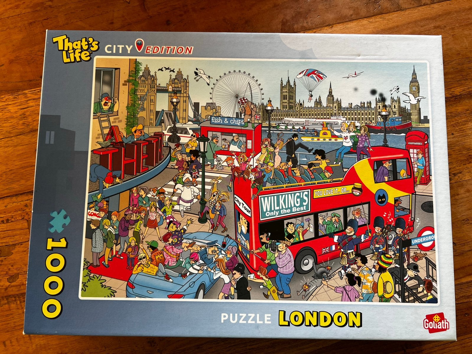 Puzzel That’s life - city edition - London 1000 stukjes, Ophalen, 500 t/m 1500 stukjes, Zo goed als nieuw, Legpuzzel