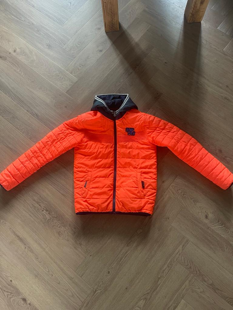 Omkeerbaar jongensjack - Oranje/Camouflage, Kinderen en Baby's, Kinderkleding | Overige, Ophalen of Verzenden, Gebruikt, Jongen