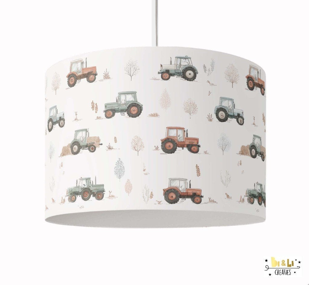 Hanglamp Tractoren Little Dreamzzz, Bi & Li Creaties, Nieuw, Ophalen of Verzenden, Bilicreaties@gmail.com