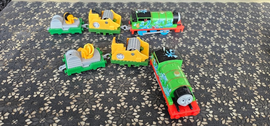 Percy Splash, Thomas de trein Trackmaster, Kinderen en Baby's, Speelgoed | Thomas de Trein, Ophalen of Verzenden, Zo goed als nieuw