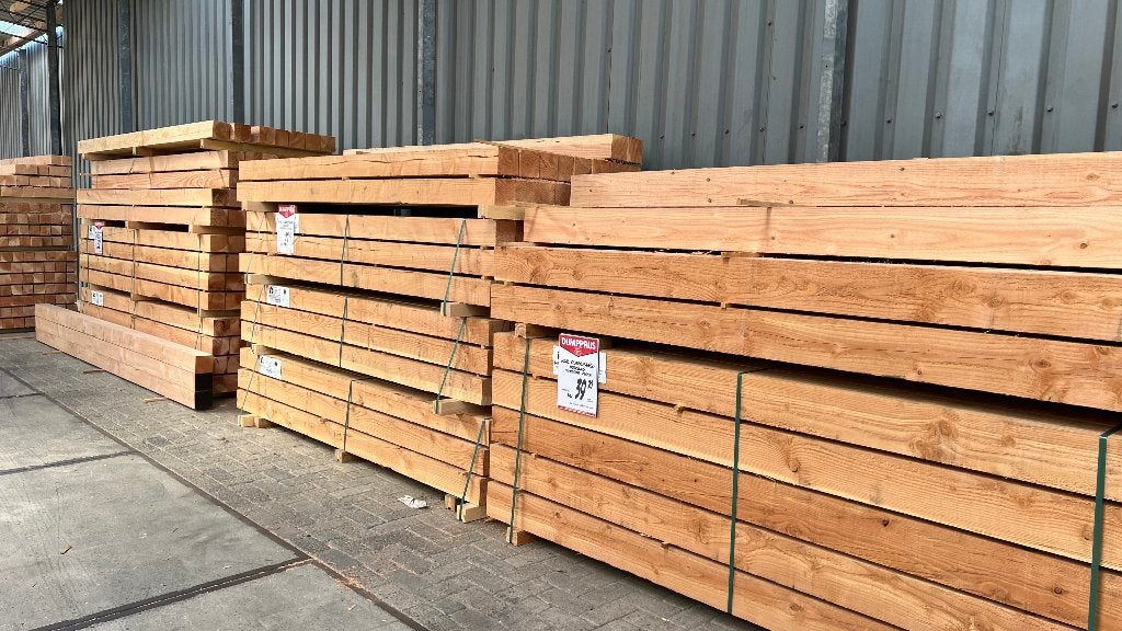 Douglas | palen | balken | regels | hout | paal | balk, Ophalen, Planken, Nieuw, Hardhout