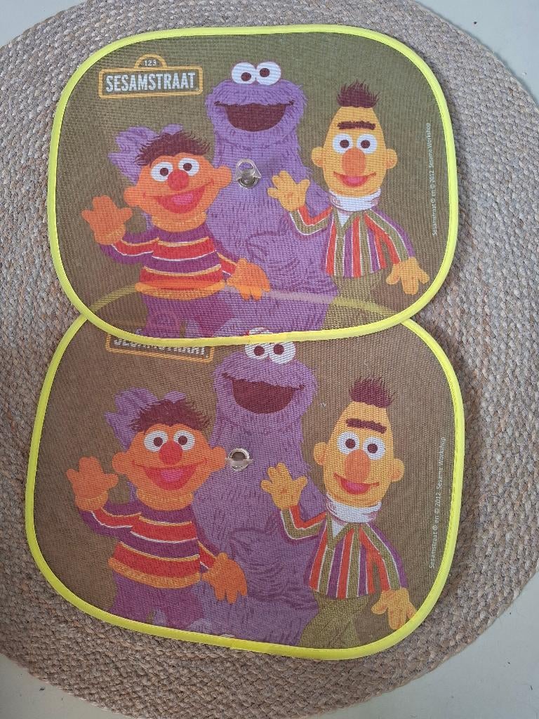 Zonneschermen Bert en Ernie, Ophalen of Verzenden, Gebruikt