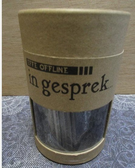 kaartspel: 'Effe Offline - In Gesprek - Debat aan Tafel', Ophalen of Verzenden, Zo goed als nieuw