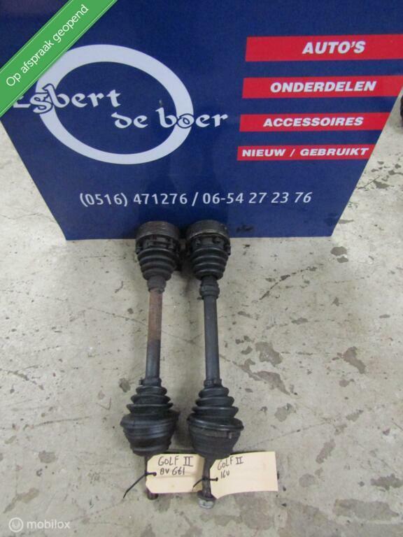 Aandrijfas vw volkswagen golf 2 gti en 16v, Gebruikt, Volkswagen, Ophalen of Verzenden, Volkswagen