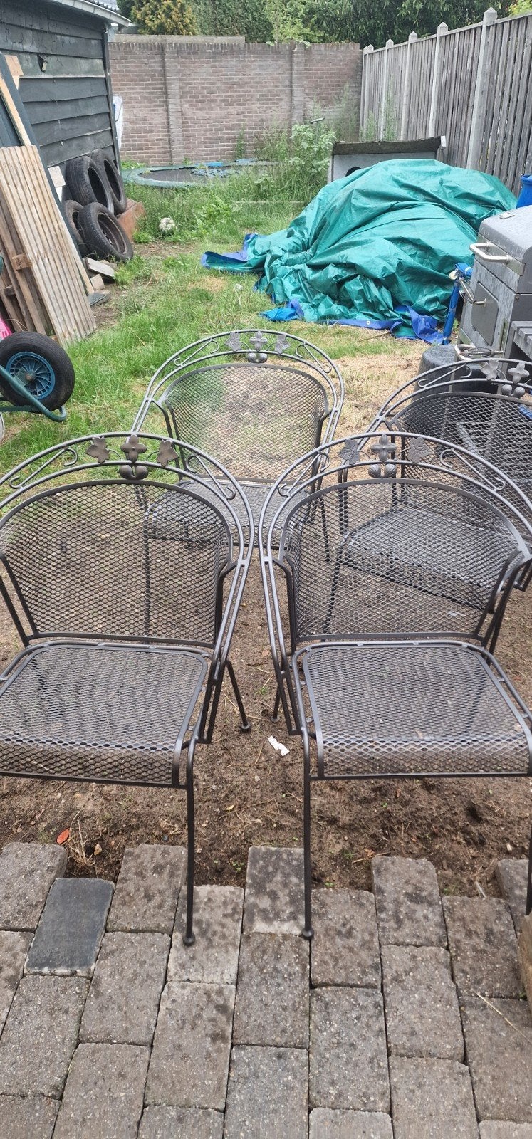 Kettler Toledo Tuinstoelen - 4 stuks, Tuin en Terras, Ophalen of Verzenden, Gebruikt, Metaal