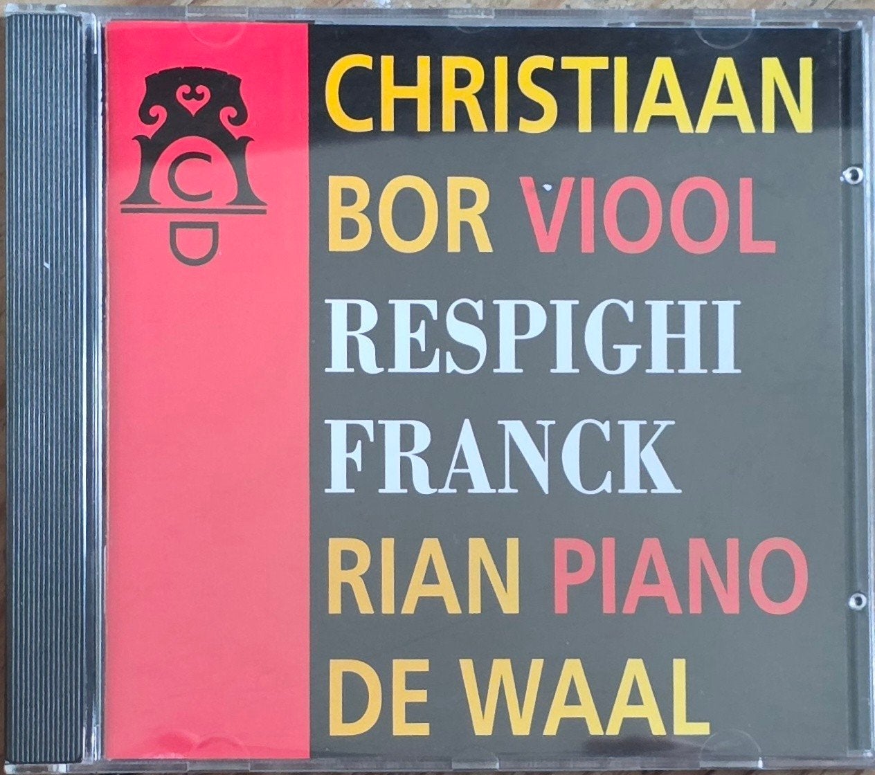 Christiaan Bor, Rian de Waal - Respighi, Franck CD, Inclusief boekje, Kamermuziek, Overige componisten, Ophalen of Verzenden